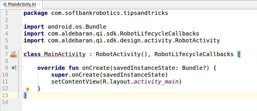 MainActivity.kt error on RobotLifecycleCallbacks statement added