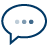 Chat blue icon