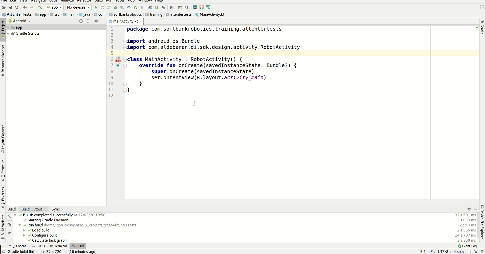 Adding RobotLifecycleCallbacks members animation