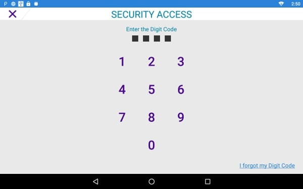 Kiosk mode: Exiting kiosk mode with security access 