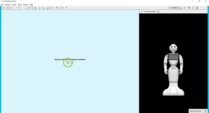 "Create a new qiAnim file" button